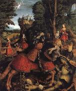 Leonhard Beck St George and the dragon oil painting reproduction